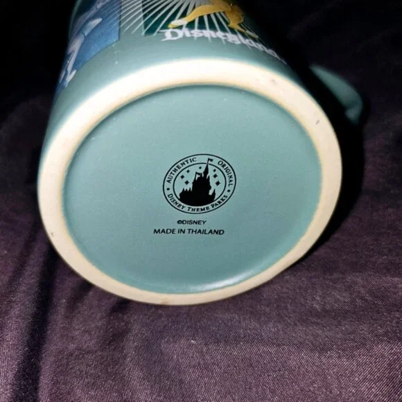 Walt Disney World Teal Tink Tinkerbell Ceramic Mug Disney Parks 12 oz - Picture 3 of 4